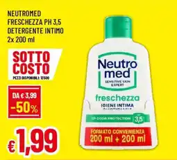 Famila Neutromed freschezza pH 3,5 detergente intimo offerta
