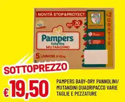 Famila Pampers Baby-dry Mutandino offerta
