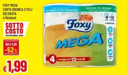 Famila Foxy carta igienica 2 veli decorata offerta