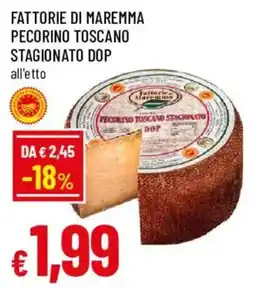 Famila Pecorino Toscano Stagionato DOP offerta