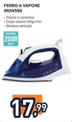 Unieuro Ferro a vapore Iron580 offerta