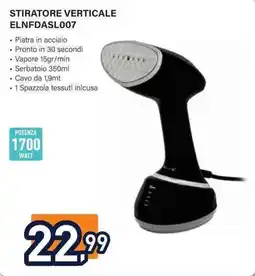Unieuro Stiratore verticale Elnfdasl007 offerta