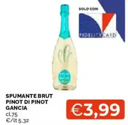 Mercatò Spumante brut pinot di pinot Gancia offerta