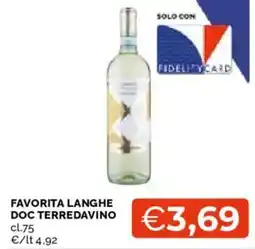 Mercatò Favorita Langhe Doc Terredavino offerta