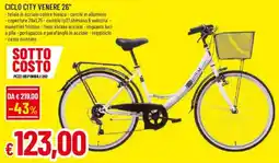 Famila Ciclo city venere 26" offerta
