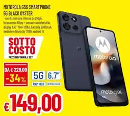 Famila Motorola G56 Smartphone 5G Black Oyster offerta