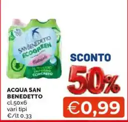 Mercatò Acqua San Benedetto offerta