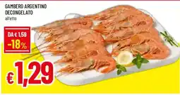 Famila Gambero argentino offerta