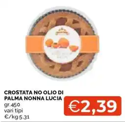 Mercatò Crostata no olio di palma nonna lucia offerta