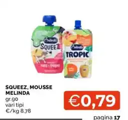 Mercatò Squeeze mousse melinda offerta