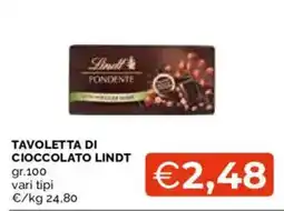 Mercatò Tavoletta di cioccolato Lindt offerta