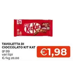 Mercatò Tavoletta di cioccolato Kit Kat offerta