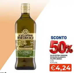 Mercatò Olio extra vergine di oliva classico Filippo Berio offerta