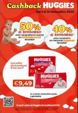 Mercatò Huggies mutandina-pants e pannolino offerta