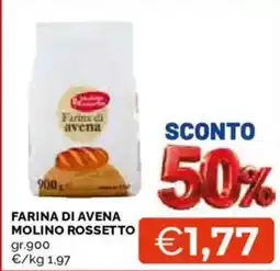 Mercatò Farina di avena Molino Rossetto offerta