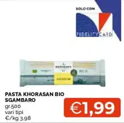 Mercatò Pasta Khorasan Bio Sgambaro offerta