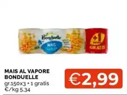 Mercatò Mais al vapore Bonduelle offerta