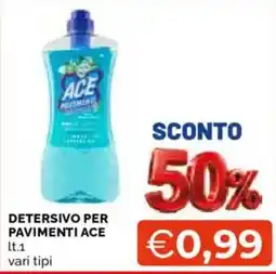 Mercatò Detersivo per pavimenti Ace offerta