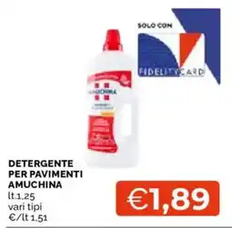 Mercatò Detergente per pavimenti Amuchina offerta