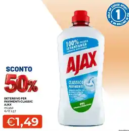 Mercatò Detersivo per pavimenti classic Ajax offerta
