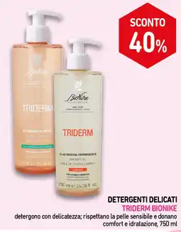 Parafarmacia Conad Detergenti delicati Triderm Bionike offerta