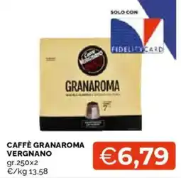 Mercatò Caffè Granaroma Vergnano offerta