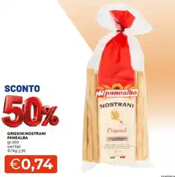 Mercatò Grissini nostrani panealba offerta