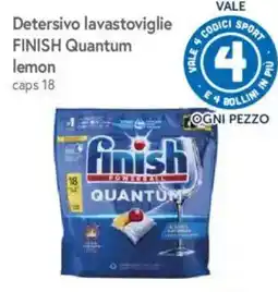 A&O Detersivo lavastoviglie Finish Quantum lemon offerta