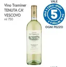 A&O Vino Traminer Tenuta Ca' Vescovo offerta