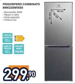 Unieuro Frigorifero combinato BME22SM1XE0 offerta