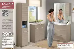 Mondo Convenienza Lavinia Componibile Bagno offerta