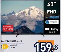 Unieuro Smart TV FHD LED 40SEN offerta
