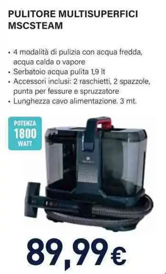 Pulitore multisuperfici MSCSteam
