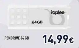 Unieuro Pendrive 64 gb ioplee offerta