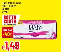 Famila Lines Special Lady proteggi slip normali offerta