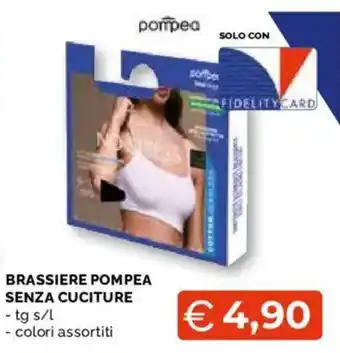 Brassiere Pompea senza cuciture