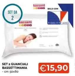 Mercatò Extra Set 2 guanciali bassettimania offerta