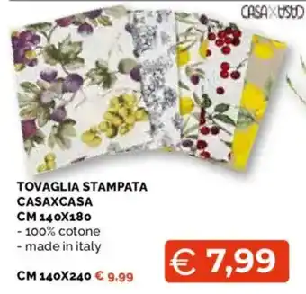 Tovaglia stampata Casaxcasa