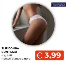 Mercatò Big Slip donna con pizzo offerta