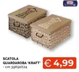 Mercatò Big Scatola guardaroba 'Kraft' offerta