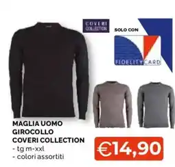 Mercatò Big Maglia uomo girocollo Coveri Collection offerta