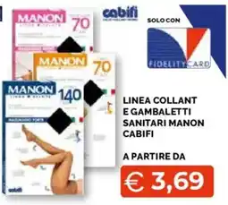 Mercatò Big Linea collant e gambaletti sanitari Manon Cabifi offerta