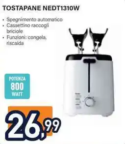 Unieuro Tostapane NEDT1310W offerta