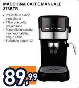 Unieuro Macchina caffè manuale 373BTR offerta