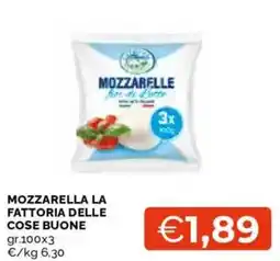 Mercatò Mozzarella la fattoria delle cose buone offerta