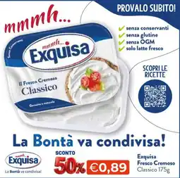 Mercatò Exquisa Fresco Cremoso Classico offerta