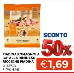 Mercatò Piadina romagnola igp alla riminese riccione piadina offerta