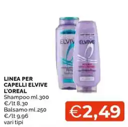 Mercatò Linea per capelli Elvive L'Oreal offerta