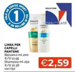 Mercatò Linea per capelli Pantene offerta