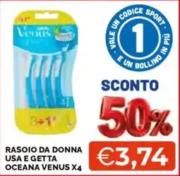 Mercatò Rasoio da donna usa e getta Oceana Venus offerta